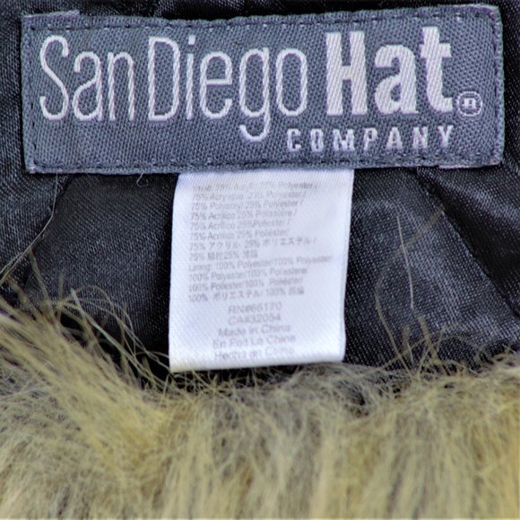 San Diego Hat Company Adult Unisex Faux Fur Trapper Hat - Picture 10 of 12